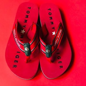 Tommy Hilfiger Woman’s Red & Blue Sandals